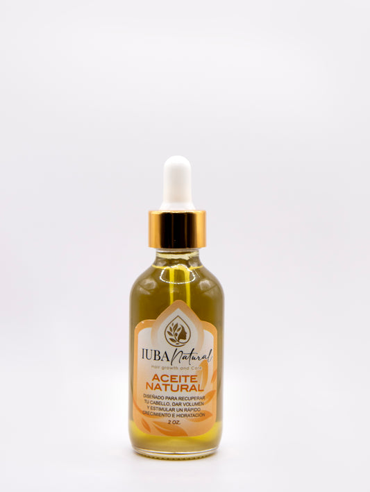 Small Iuba natural hair oil 2 oz ACEITE PEQUEÑO