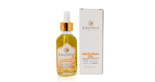 Small Iuba natural hair oil 2 oz ACEITE PEQUEÑO
