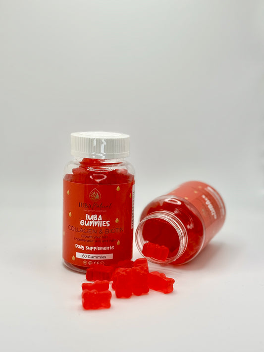 Iuba Gummies Collagen and Biotin- 60 Gummies