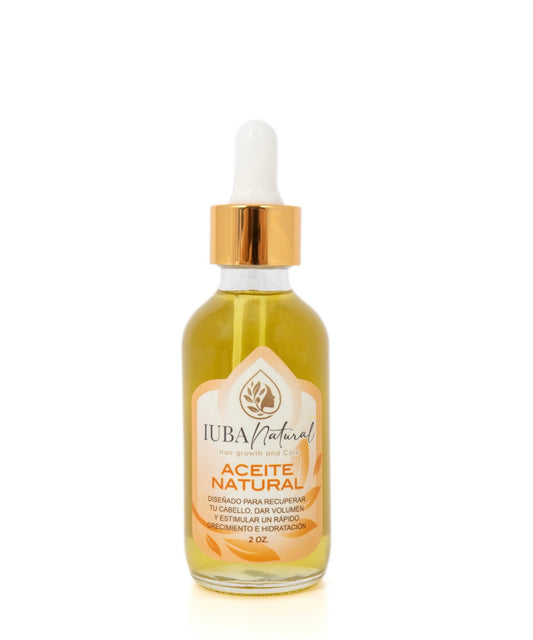 Small Iuba natural hair oil 2 oz ACEITE PEQUEÑO