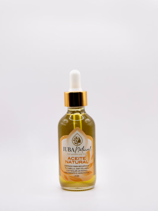 Small Iuba natural hair oil 2 oz ACEITE PEQUEÑO