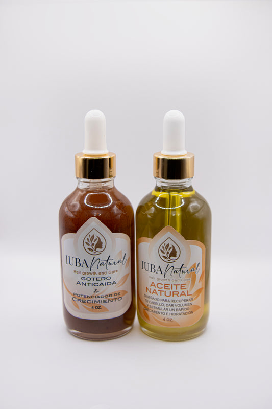 Big Duo Iuba Natural drop 4 oz & oil 4 oz